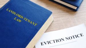 Landlord Tenant Law Book and Eviction Notice Letter