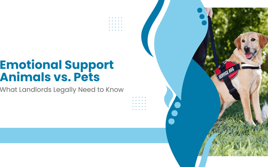 Emotional Support Animals vs. Pets: What San Diego Landlords Legally Need to Know